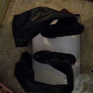 Pleaser platform high heeled over the knee boots